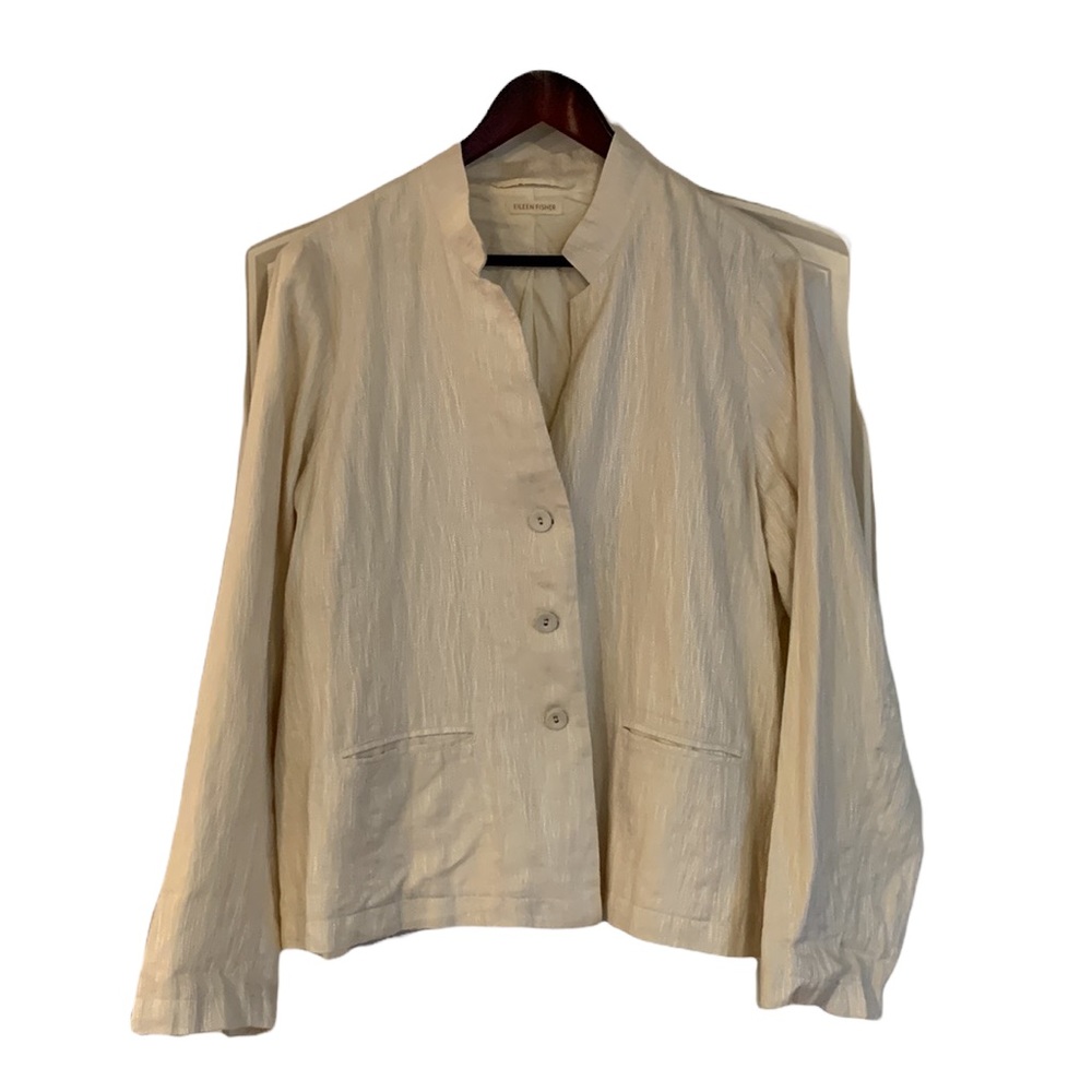 Eileen Fisher Cream Blazer